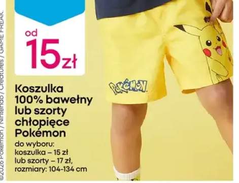 Szorty chłopięce Pokémon