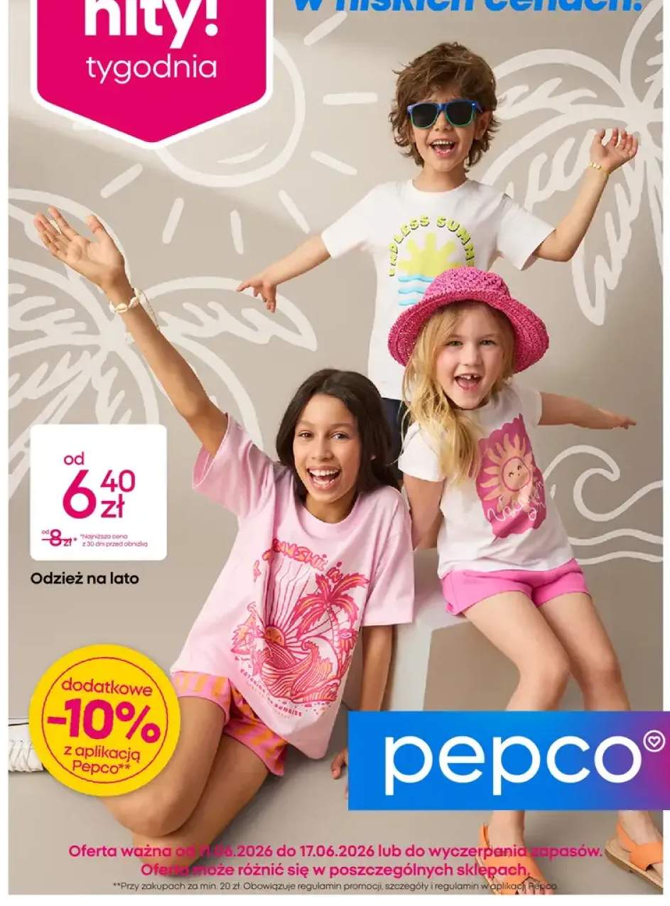 Odzież na lato Pepco