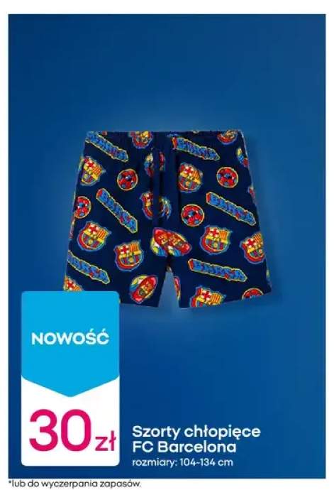 Szorty chłopięce FC Barcelona