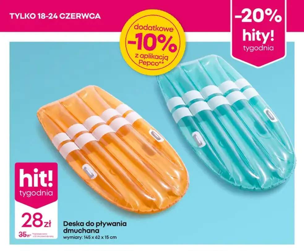 Deska do pływania dmuchana