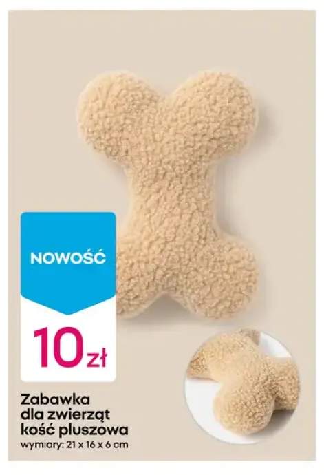 Zabawka dla zwierząt kość pluszowa