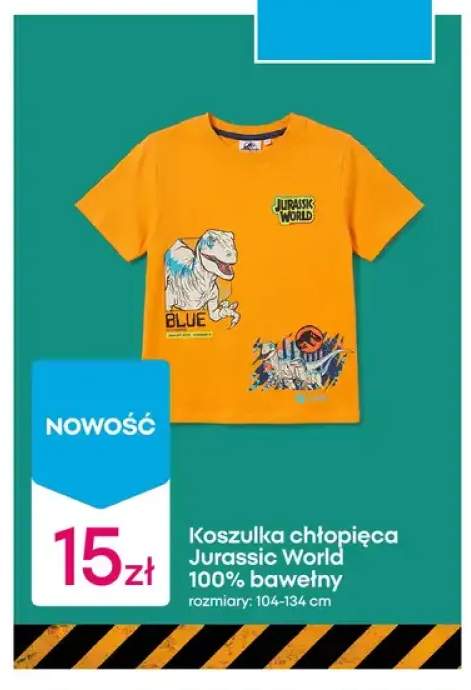 Koszulka chłopięca Jurassic World