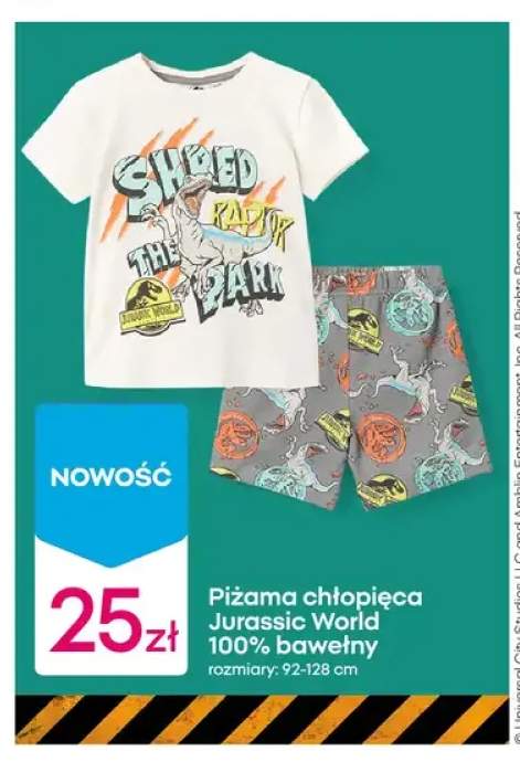 Piżama chłopięca Jurassic World