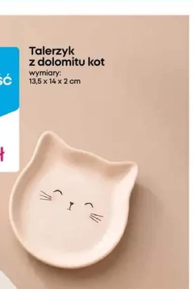 Talerzyk z dolomitu kot