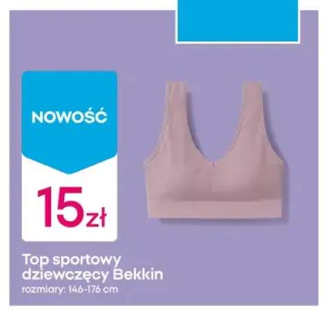 Top sportowy dziewczęcy Bekkin