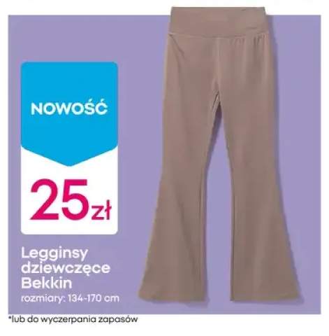 Legginsy dziewczęce Bekkin
