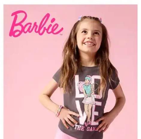 Koszulka dziewczęca Barbie