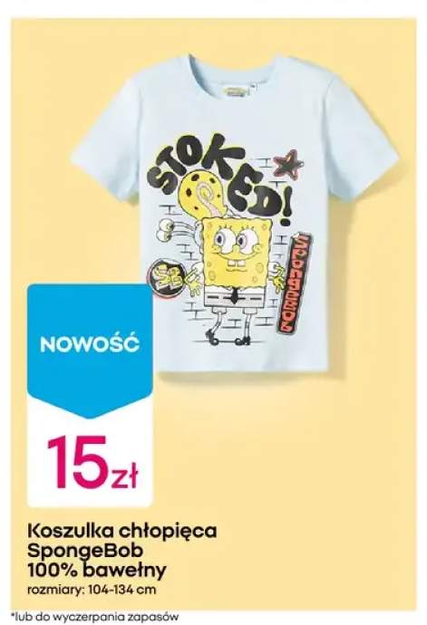 Koszulka chłopięca SpongeBob