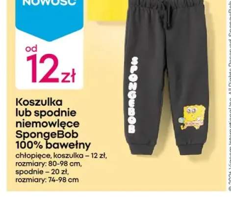 Spodnie niemowlęce SpongeBob