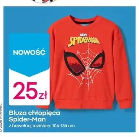 Bluza chłopięca Marvel Spider-Man