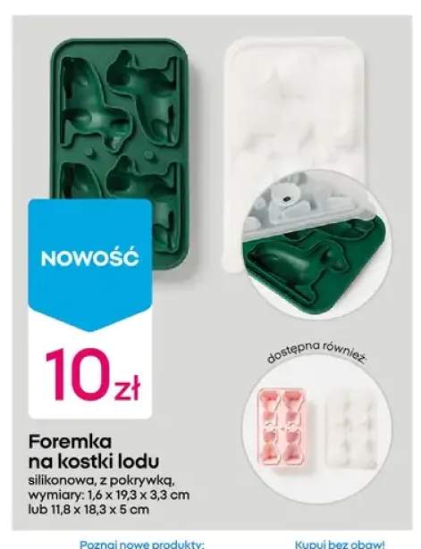 Foremka na kostki lodu Pepco