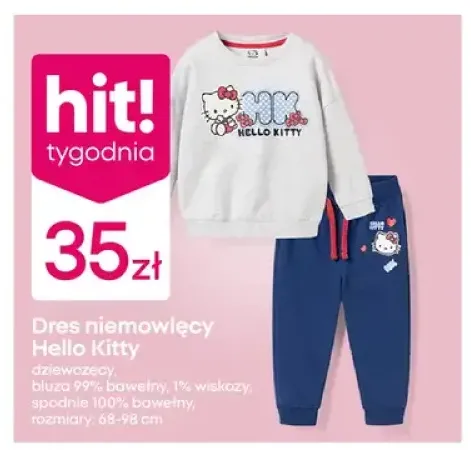 Dres niemowlęcy Hello Kitty