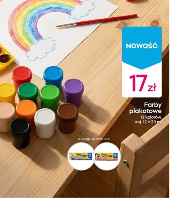 Farby plakatowe Astrino 12-pak 20 ml