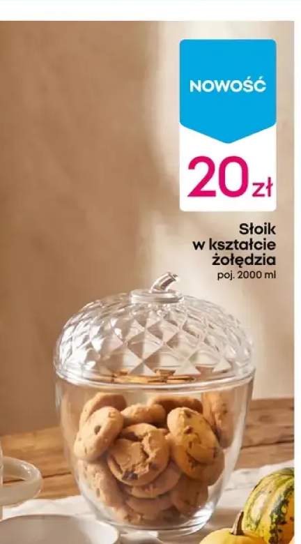 Słoik w kształcie żołędzia 2000 ml