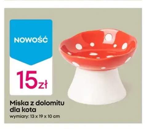 Miska z dolomitu dla kota