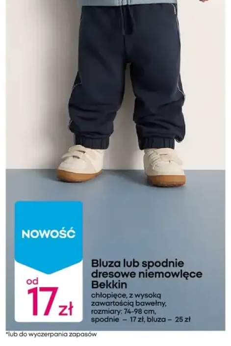 Spodnie dresowe niemowlęce Bekkin