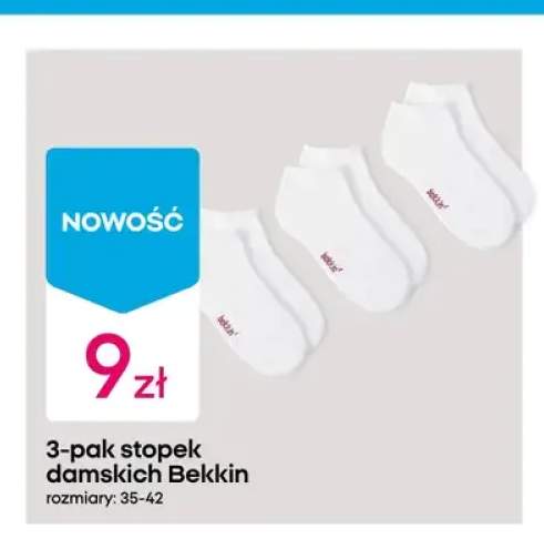 Stopki damskie Bekkin 3-pak