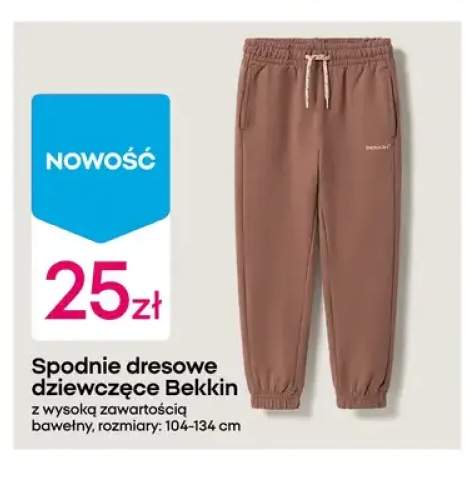 Spodnie dresowe dziewczęce Bekkin