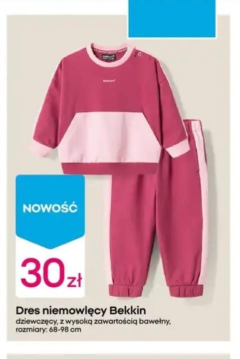 Dres niemowlęcy Bekkin dziewczęcy