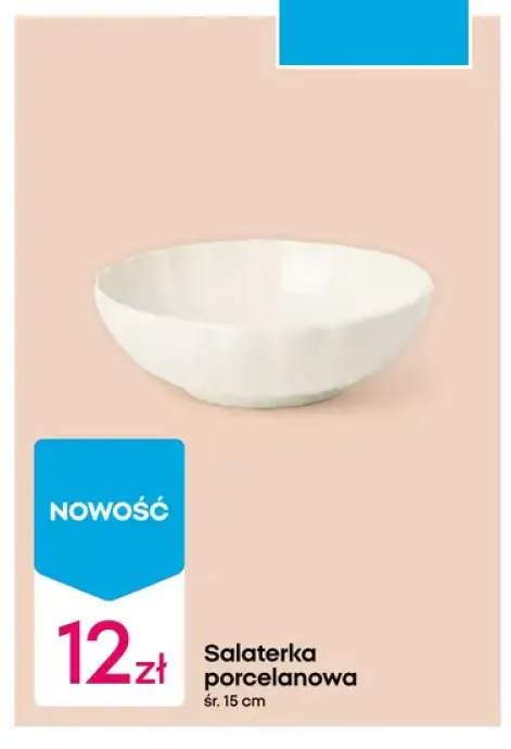Salaterka porcelanowa śr. 15 cm