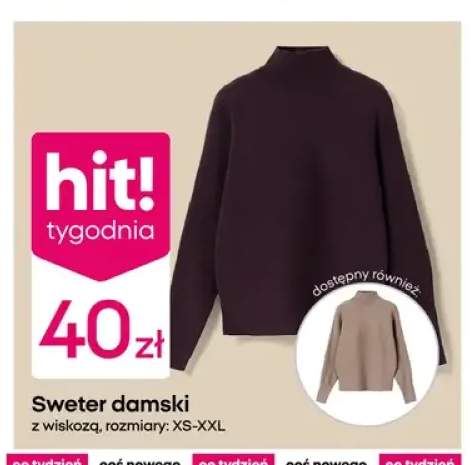 Sweter damski z wiskozą