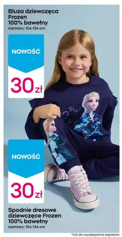 Bluza dziewczęca Frozen +1 wariant