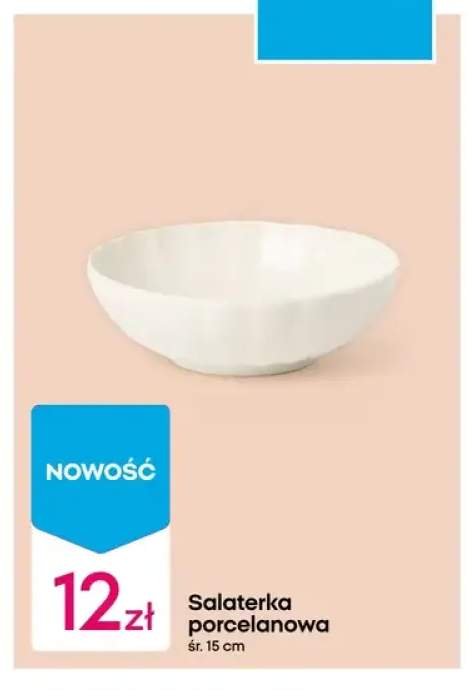 Salaterka porcelanowa śr. 15 cm
