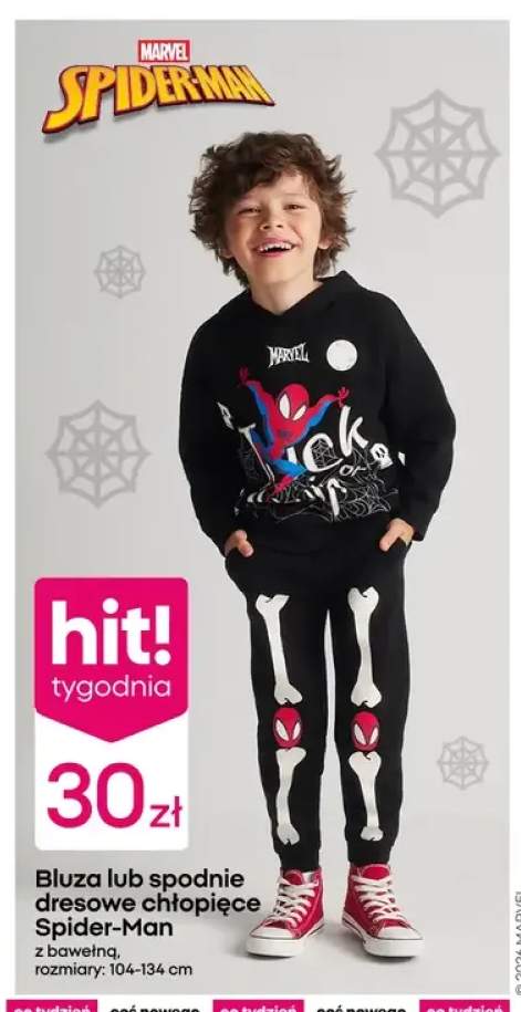 Bluza chłopięca Spider-Man +1 wariant