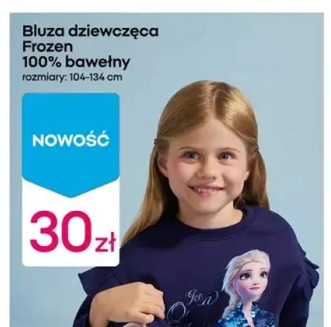 Bluza dziewczęca Frozen 100% bawełny